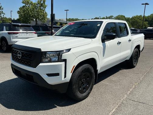 Glacier White 2023 Nissan Frontier S