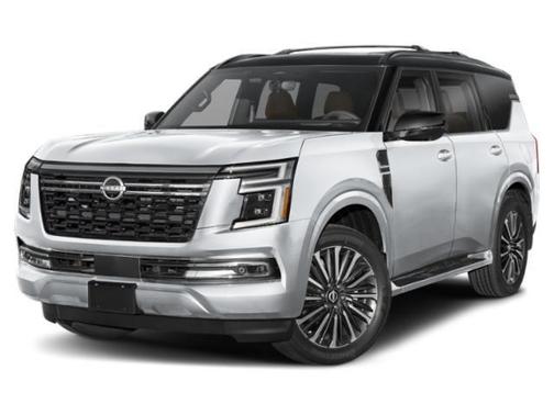 White / Black 2026 Nissan Armada Platinum Reserve