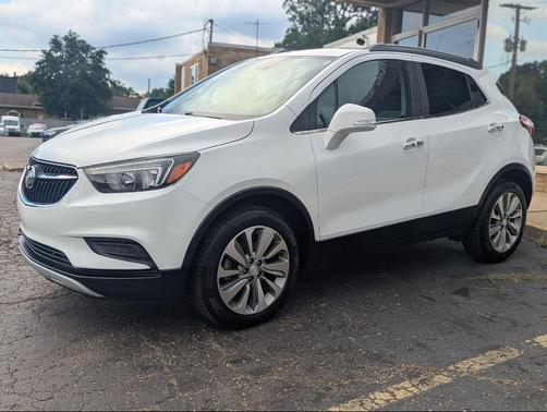 Summit White 2019 Buick Encore Preferred