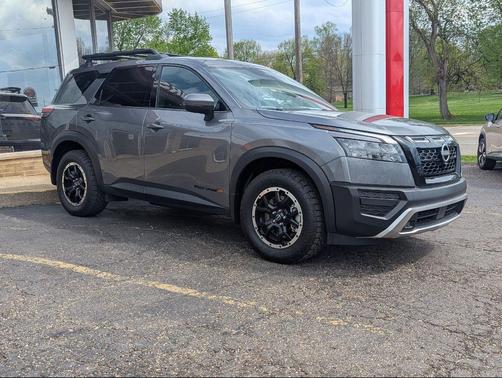 Gun Metallic 2025 Nissan Pathfinder Rock Creek 4WD