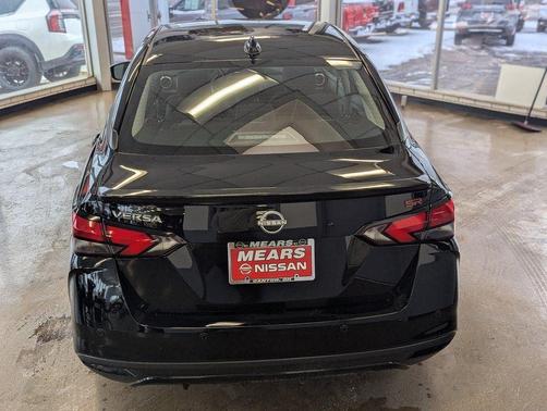 Super Black 2025 Nissan Versa 1.6 S
