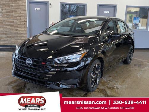 Super Black 2025 Nissan Versa 1.6 S