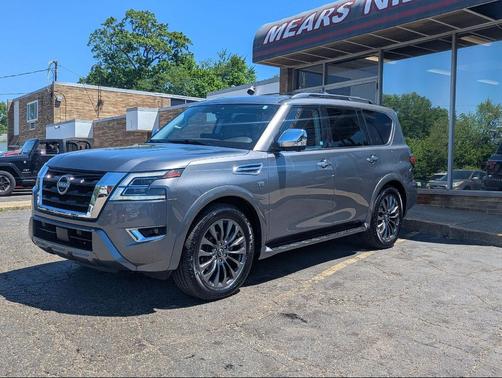 Gun Metallic 2022 Nissan Armada Platinum 4WD