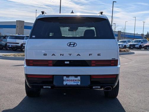 Serenity White 2026 Hyundai SANTA FE Calligraphy