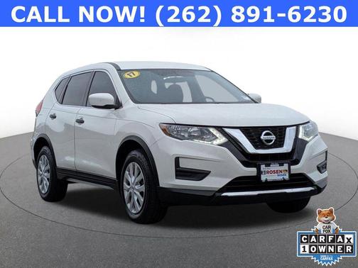 Glacier White 2017 Nissan Rogue S