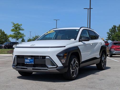 Atlas White 2026 Hyundai KONA SEL Premium