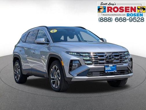 Shimmering Silver 2025 Hyundai TUCSON Hybrid Limited