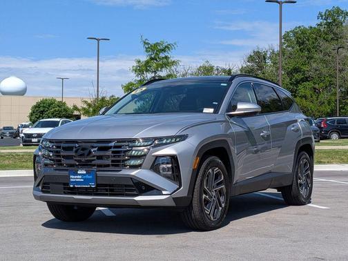 Shimmering Silver 2025 Hyundai TUCSON Hybrid Limited