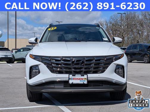 Quartz White 2022 Hyundai TUCSON Hybrid Limited