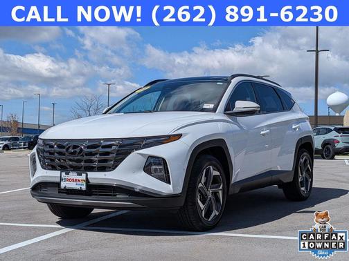 Quartz White 2022 Hyundai TUCSON Hybrid Limited