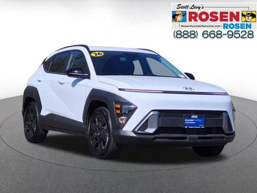 Atlas White 2026 Hyundai KONA SEL Sport
