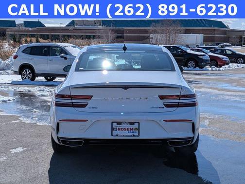 Alta White 2023 Genesis G80 3.5T Sport AWD