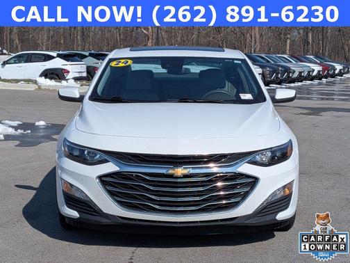Summit White 2024 Chevrolet Malibu FWD 1LT