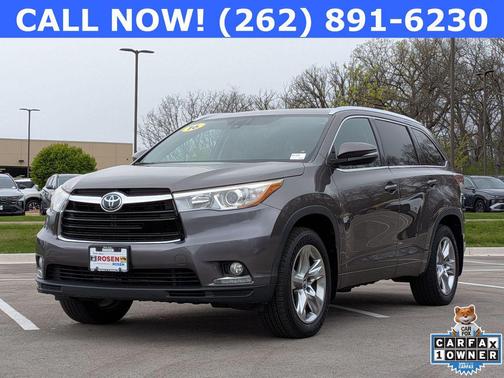 Predawn Gray Mica 2016 Toyota Highlander Limited