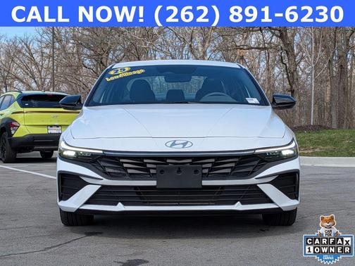 Serenity White 2025 Hyundai ELANTRA Sport