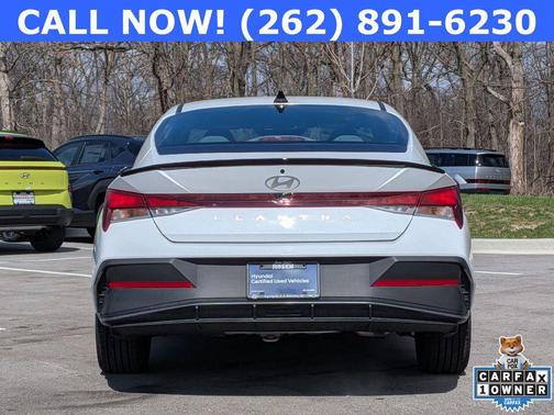 Serenity White 2025 Hyundai ELANTRA Sport