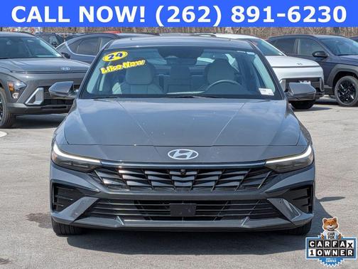 Ecotronic Gray 2024 Hyundai ELANTRA Limited