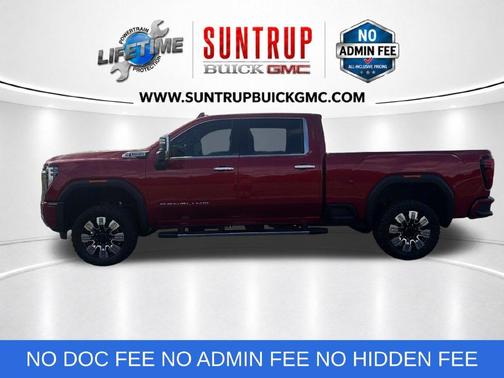 Volcanic Red 2024 GMC Sierra 2500 Denali