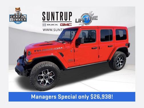 Firecracker Red Clearcoat 2021 Jeep Wrangler Unlimited Rubicon