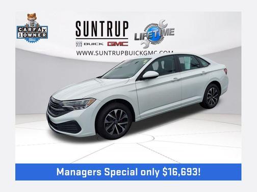 Pure White 2024 Volkswagen Jetta 1.5T S