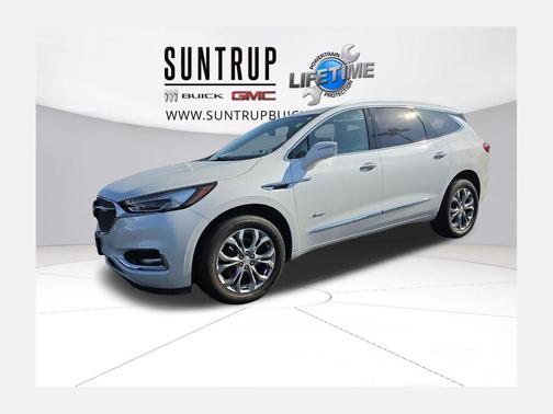 White Frost Tri-Coat 2021 Buick Enclave Avenir