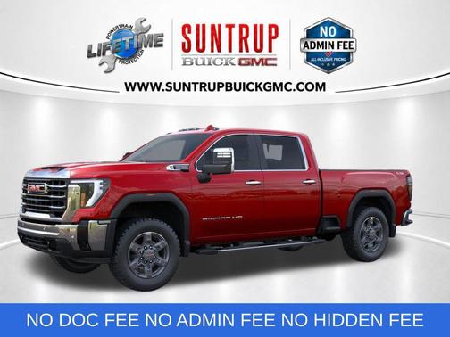 Volcanic Red 2026 GMC Sierra 3500 SLT