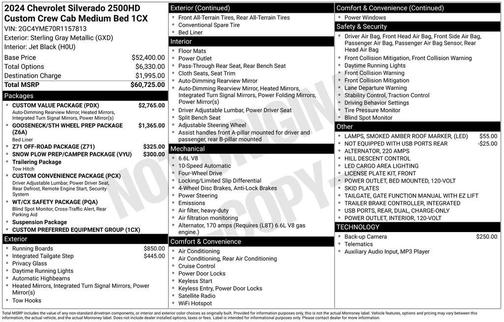 2024 Chevrolet Silverado 2500 Custom