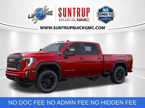 Volcanic Red 2026 GMC Sierra 3500 AT4