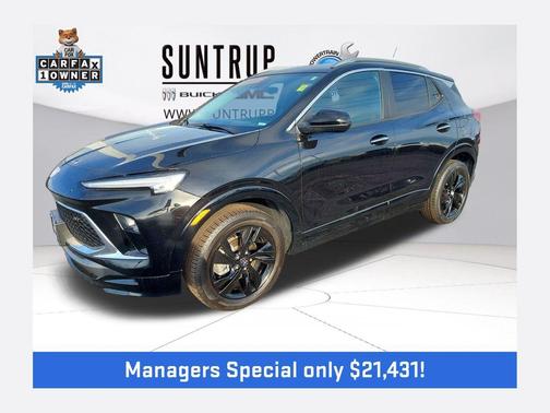 Ebony Twilight Metallic 2024 Buick Encore GX Sport Touring