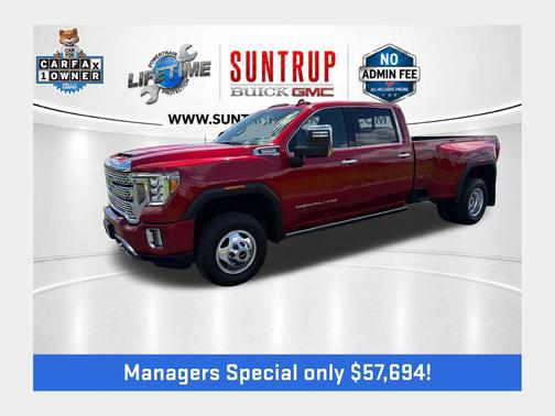 Cayenne Red Tintcoat 2022 GMC Sierra 3500 Denali