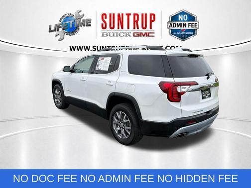 White Frost Tri-Coat 2022 GMC Acadia SLT