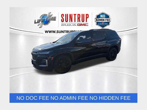 Mosaic Black Metallic 2023 Chevrolet Traverse LT Cloth