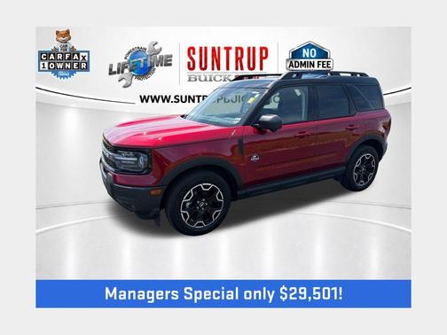 Ruby Red Metallic 2025 Ford Bronco Sport Outer Banks