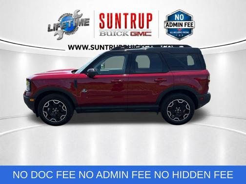 Ruby Red Metallic 2025 Ford Bronco Sport Outer Banks
