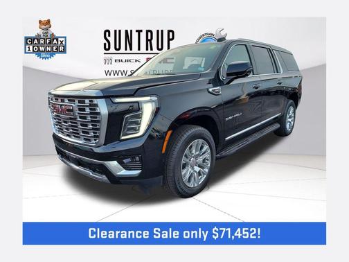 Onyx Black 2025 GMC Yukon XL Denali