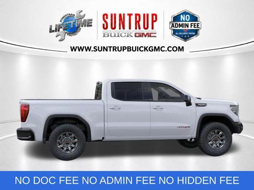 Summit White 2026 GMC Sierra 1500 AT4X