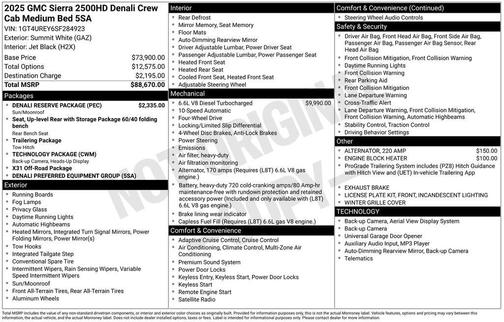 2025 GMC Sierra 2500 Denali
