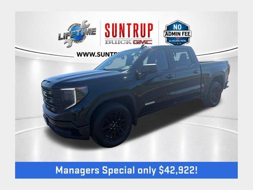 Onyx Black 2024 GMC Sierra 1500 Elevation