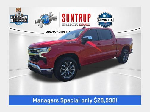 Red 2023 Chevrolet Silverado 1500 LT