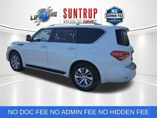 Majestic White 2017 INFINITI QX80 Base