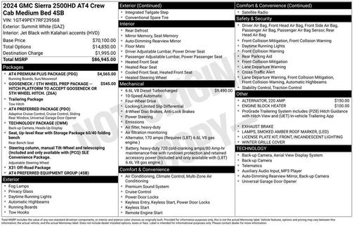 2024 GMC Sierra 2500 AT4
