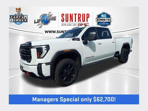 Summit White 2024 GMC Sierra 2500 AT4