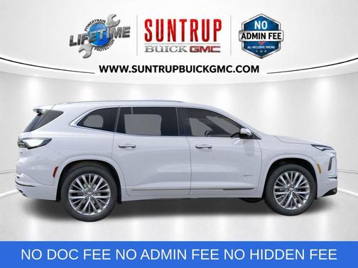 White Tri-Coat 2026 Buick Enclave Avenir