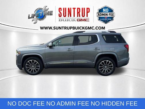Satin Steel Metallic 2022 GMC Acadia Denali