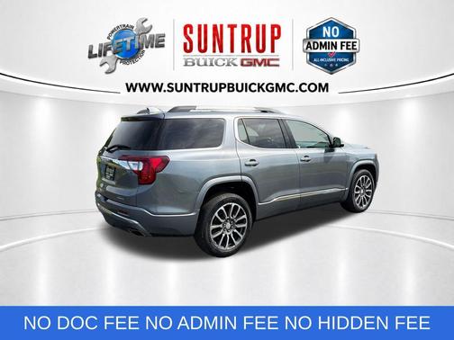 Satin Steel Metallic 2022 GMC Acadia Denali