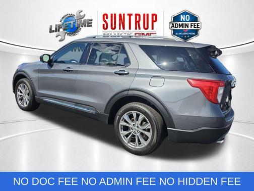 Gray Metallic 2023 Ford Explorer Limited