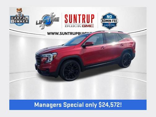 Cayenne Red Tintcoat 2022 GMC Terrain SLT