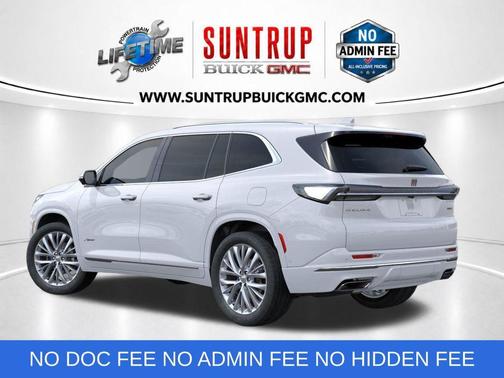 White Tri-Coat 2026 Buick Enclave Avenir
