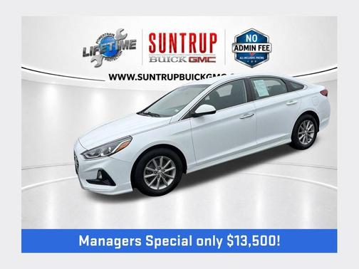 Quartz White Pearl 2019 Hyundai SONATA SE