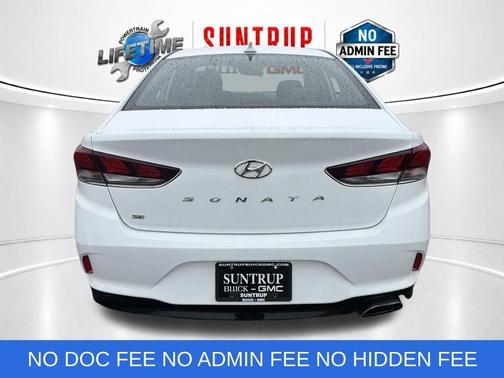 Quartz White Pearl 2019 Hyundai SONATA SE